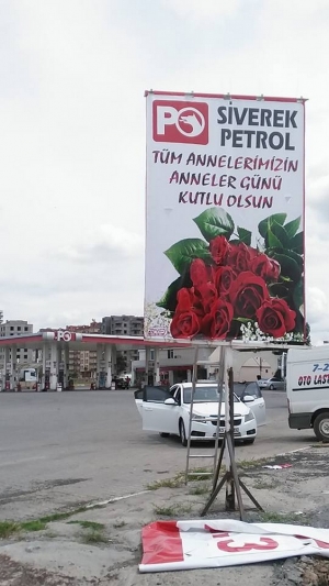 Siverek Petrol Yol Üzeri Reklam Çalışması